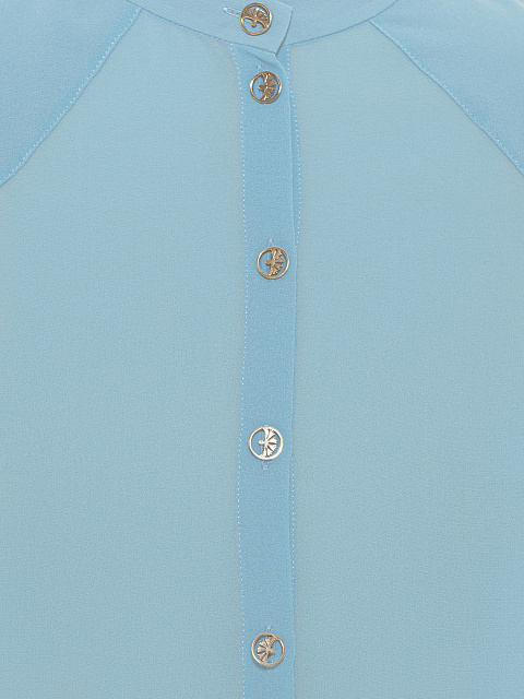 Light Blue Embroidered Chiffon Shirt, 3 Light Blue Embroidered Chiffon Shirt, 3