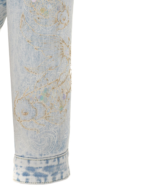 Denim jacket with embroidery, 3