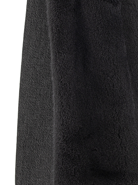 Dark Grey Denim & Mink Fur Jacket, 5