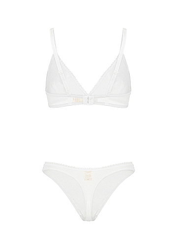 White Mesh Lingerie Set, 2