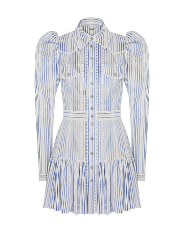 Striped mini dress, 1