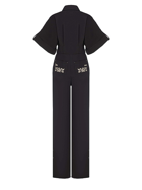 Black denim jumpsuit, 2 Black denim jumpsuit, 2