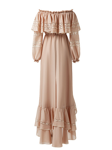 Beige maxi dress, 2