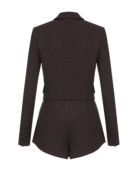 Brown wool two-piece suit, 2 Brown wool two-piece suit, 2