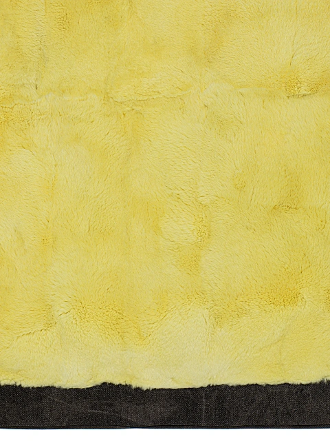 Yellow Rabbit Fur Wrap, 2 Yellow Rabbit Fur Wrap, 2