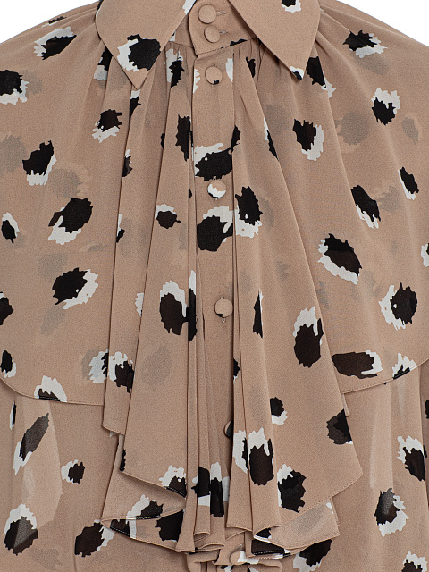 Chiffon dress with leopard print, 6