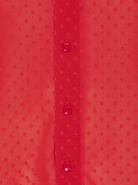 Red Polka Dot Chiffon Blouse, 4 Red Polka Dot Chiffon Blouse, 4