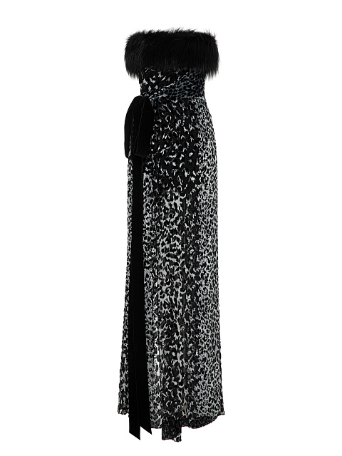 Devoré velvet dress, 1 Devoré velvet dress, 1