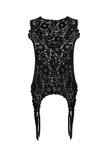 Black Lace Tank Top, 1