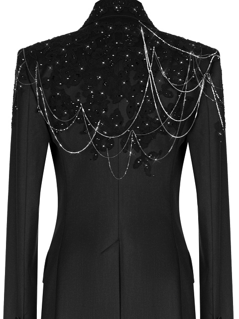 Black Silk Rhinestone Suit, 3 Black Silk Rhinestone Suit, 3