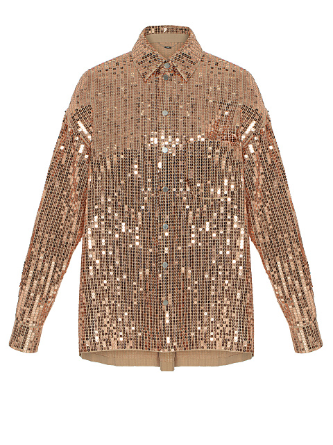 Pink Sequin Shirt, 1