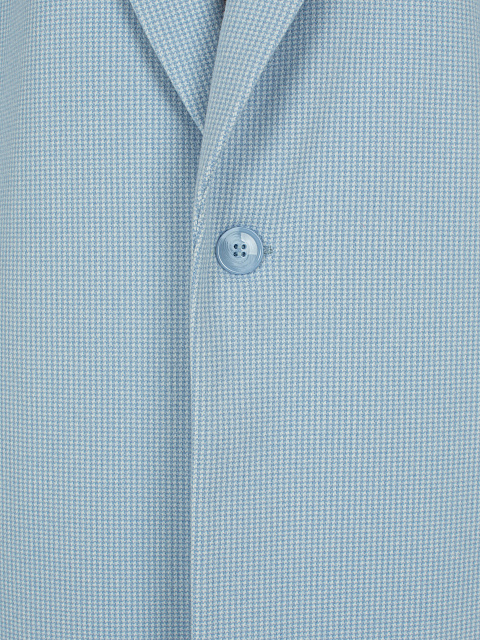 Light Blue Houndstooth Coat, 3 Light Blue Houndstooth Coat, 3