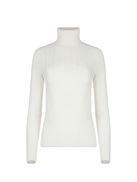 Ivory Cashmere Turtleneck, 1 Ivory Cashmere Turtleneck, 1
