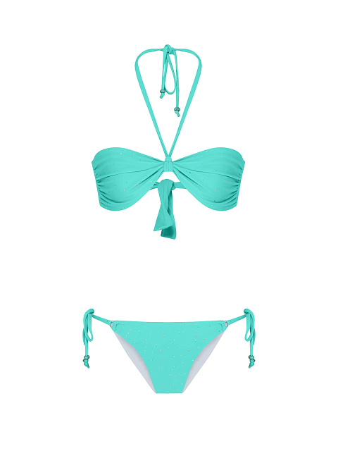 Mint swimsuit with rhinestones, 1 Mint swimsuit with rhinestones, 1