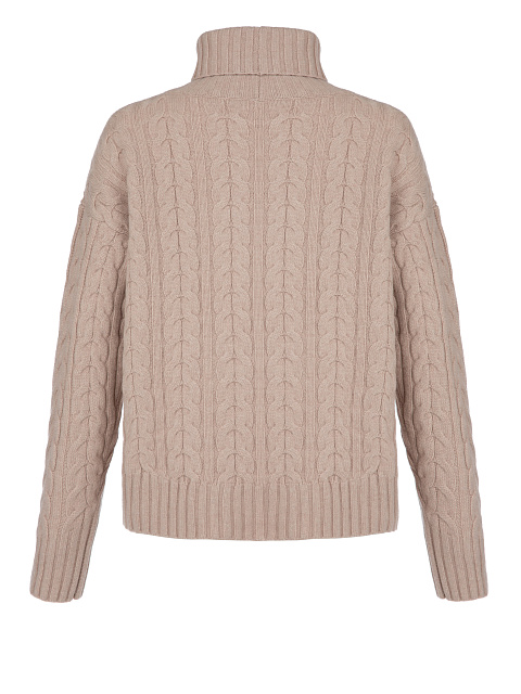 Pink Cashmere Cable Knit Sweater, 2