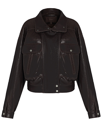 Brown leather jacket, 1