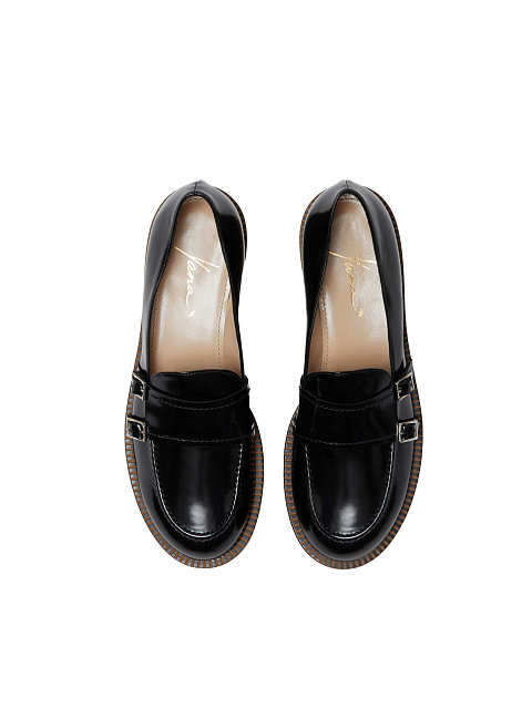 Black Patent Leather Loafers, 4