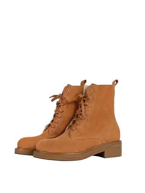 Terracotta Suede Boots, 1