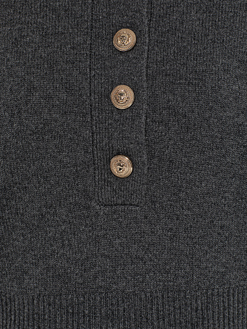 Grey merino wool jumper, 3