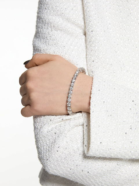 White gold bracelet with round diamonds, 2