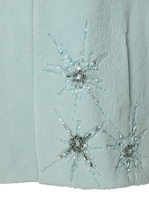 Mink vest with embroidery, 3