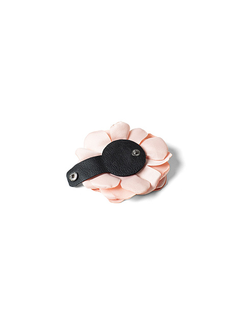 Peach flower brooch, 4