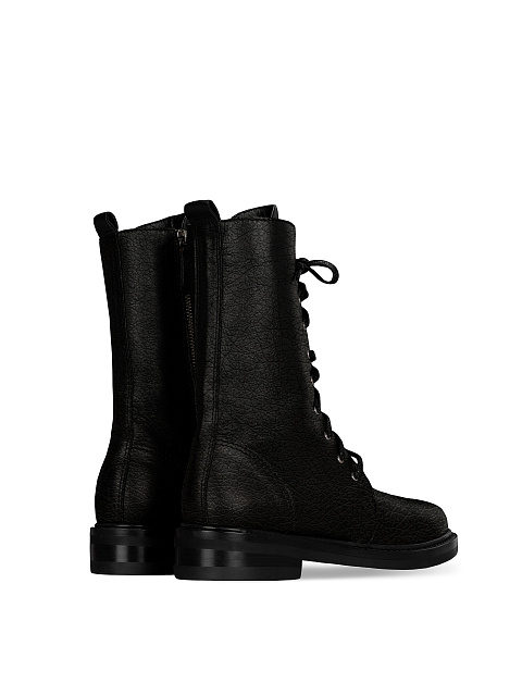 Black Leather Army Boots, 3