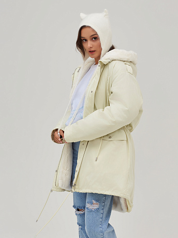 White Angora Kitty Hat, 2