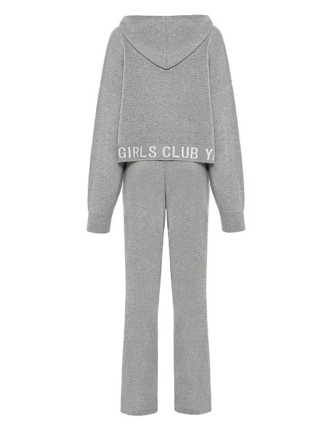 Grey "Hot Girls Club" Jersey Suit, 2 Grey "Hot Girls Club" Jersey Suit, 2