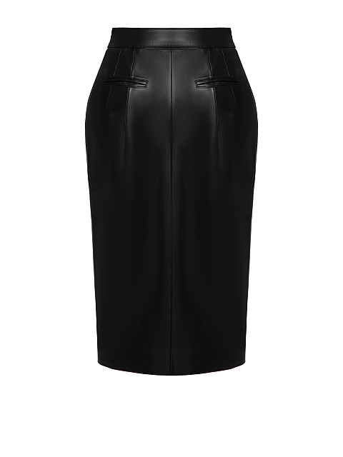 Black leather skirt, 2