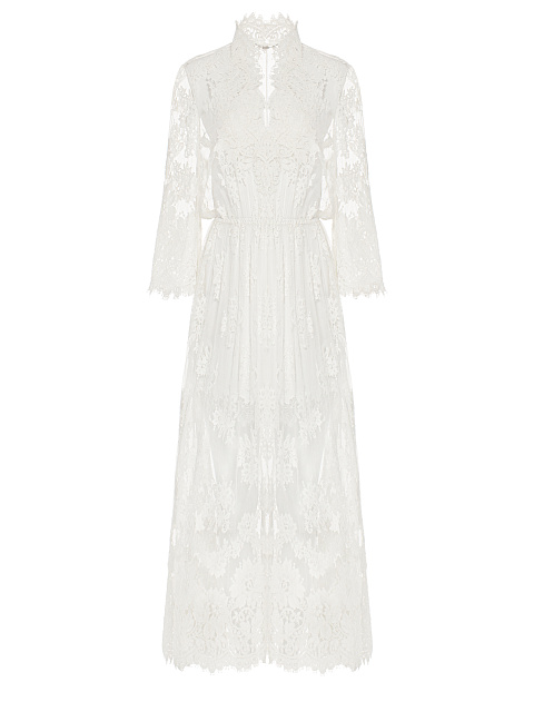 White Lace Midi Dress, 1 White Lace Midi Dress, 1