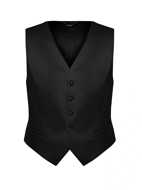 Black Wool Pant Suit, 6