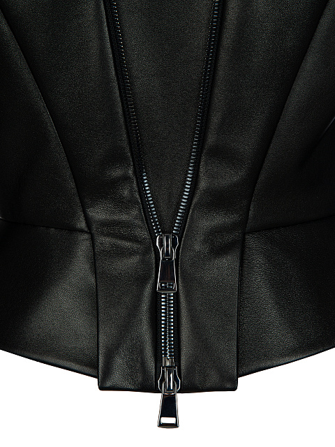 Black Leather Peplum Jacket, 5 Black Leather Peplum Jacket, 5