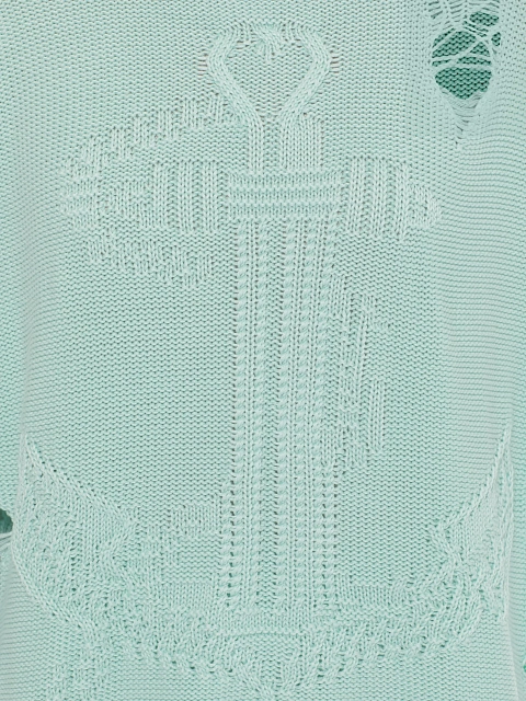 Mint knitted set of sweater and midi skirt, 4 Mint knitted set of sweater and midi skirt, 4