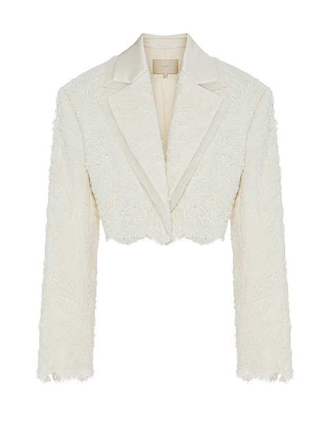 Ivory jacket with embroidery, 1