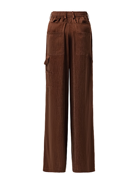 Wide trousers made of cupro, 3
