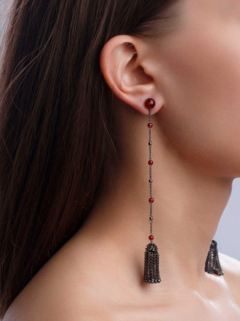 Black Gold & Garnet Ring, 4