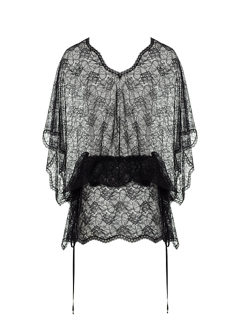 Black lace kimono, 2