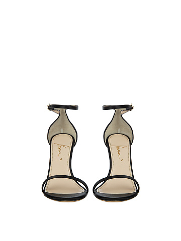 Black Satin Sandals, 2