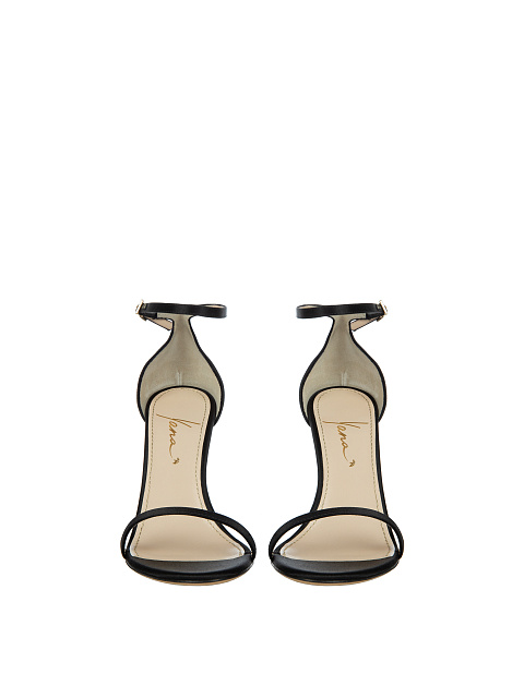 Black Satin Sandals, 2