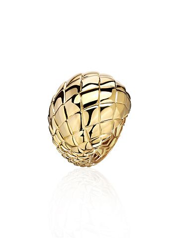 Yellow Gold Dragon Egg Ring, 1