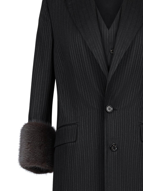 Black Mink Fur Suit, 3 Black Mink Fur Suit, 3