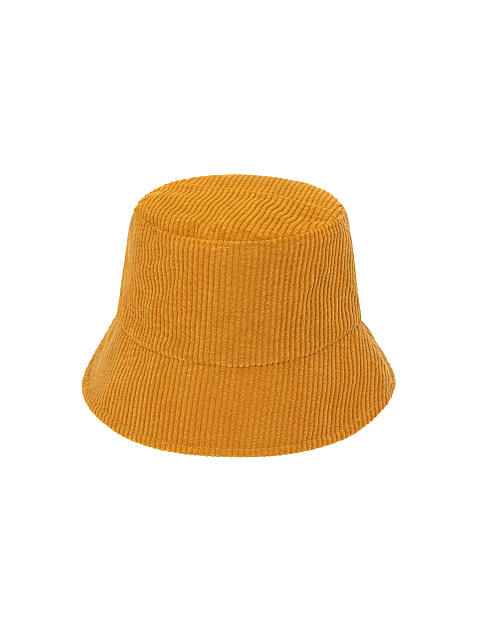 Caramel corduroy bucket hat with tonal Yana embroidery, 2 Caramel corduroy bucket hat with tonal Yana embroidery, 2