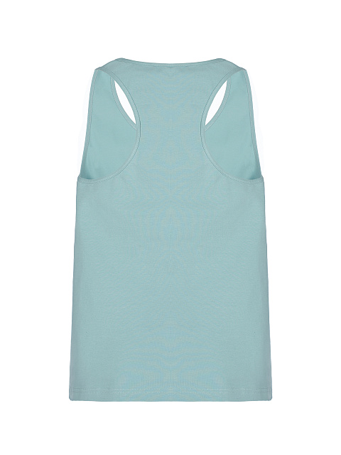 Light Blue Cotton Tank Top, 2