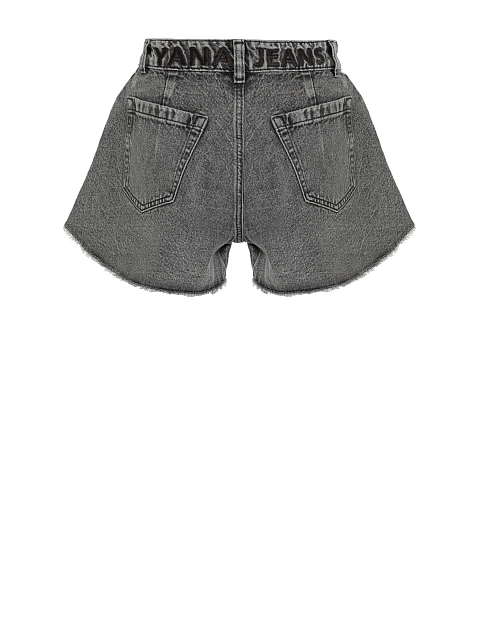 Grey denim shorts, 2