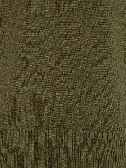 Men's Green Cashmere Turtleneck Sweater, 3