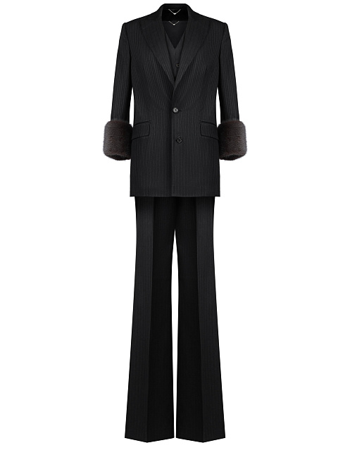 Black Mink Fur Suit, 1 Black Mink Fur Suit, 1