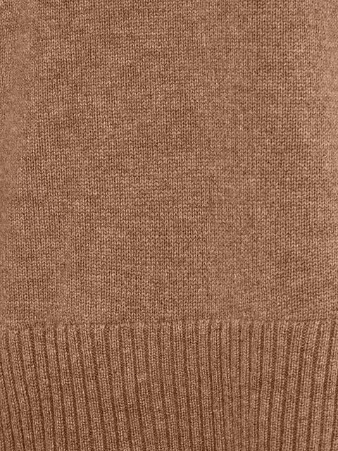 Light Brown Royal Cashmere Turtleneck Sweater, 3