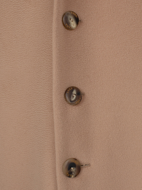 Beige Sable Fur & Cashmere Coat, 8