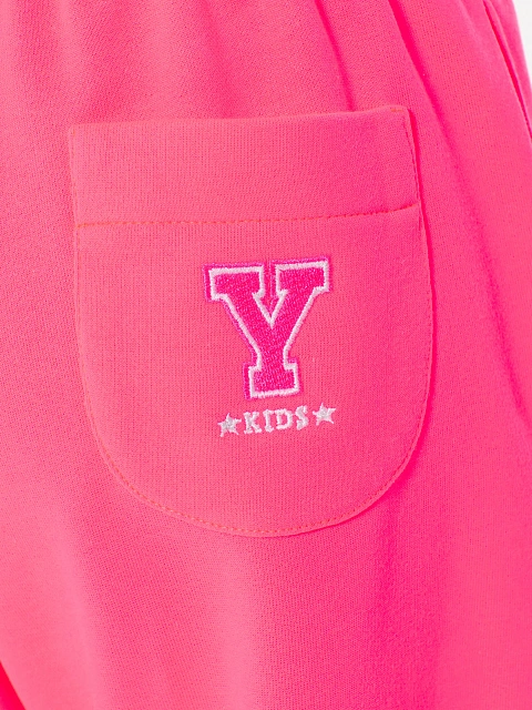 Kid's Bright Pink "YK" Embroidered Jersey Tracksuit, 5 Kid's Bright Pink "YK" Embroidered Jersey Tracksuit, 5